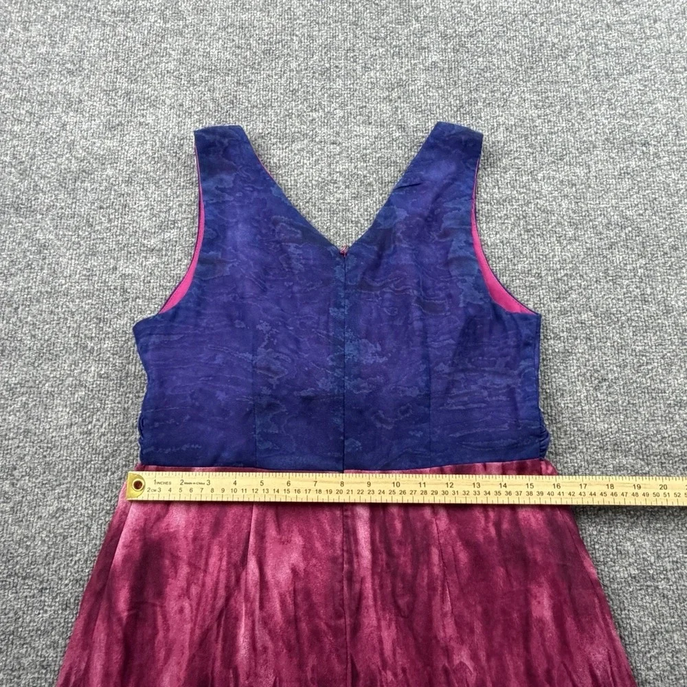 Rabbit‎ Rabbit Designs M Pink Purple Tie Dye Maxi Dress Sleeveless
